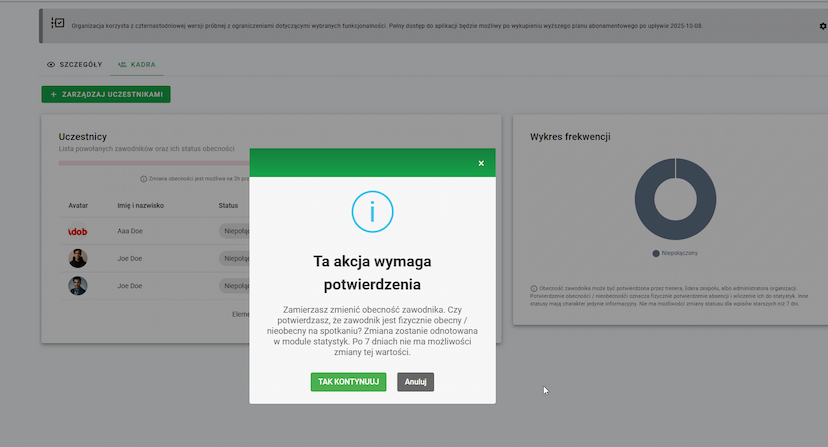 Obraz modułu Moduł Trening