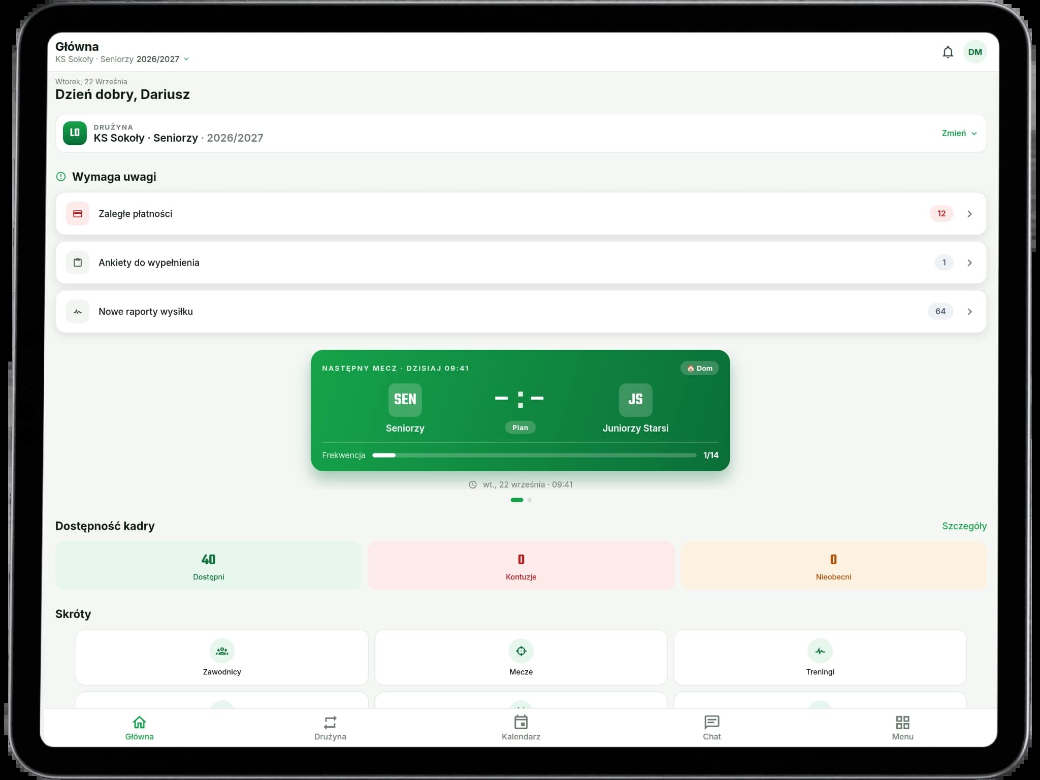 Tablet – Team Mate Pro